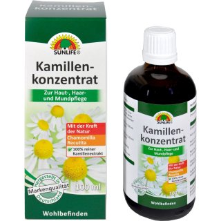 Sunlife Kamillenkonzentrat (100ml Packung)
