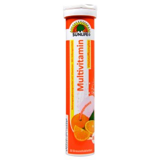 Sunlife Multivitamin Brause 20 er