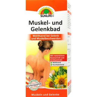 Sunlife Muskel und Gelenk Bad (250ml Packung)