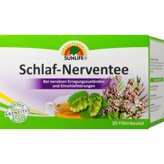 Sunlife Schlaf und Nerventee 20 Beutel (35g Packung)