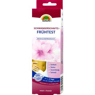 Sunlife Schwangerschafts Frühtest 1 er