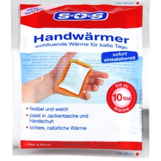 SOS Handwärmer (2 x 1 Pads)