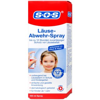 SOS Läuse Abwehr Spray (100ml Packung)