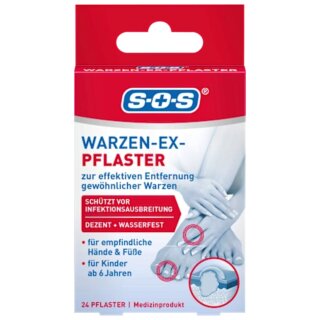 SOS Warzen Ex-Pflaster (25 Stück)