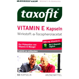 Taxofit Vitamin E (60Stk Packung)
