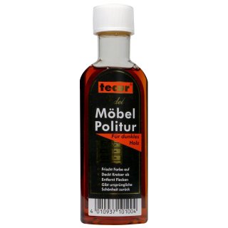 Tecur Möbelpolitur Dunkel (100ml Flasche)