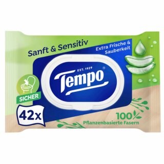 Tempo Feuchttücher Sanft&Sensitive (42St Packung)