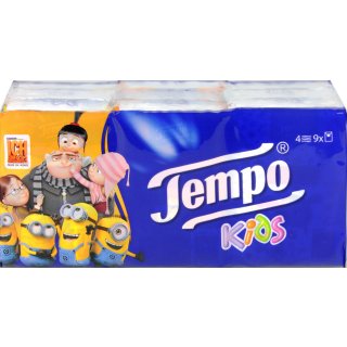 Tempo Taschentücher Mini Pack 9 x 5