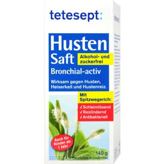 Tetesept Hustensaft Bronchial-activ  140g