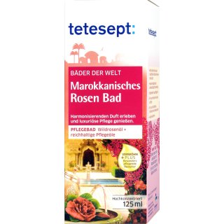 Tetesept Marokkanisches Rosenbad (125ml Packung)