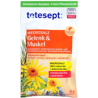 Tetesept Meeressalz Gelenk und Muskel  80g