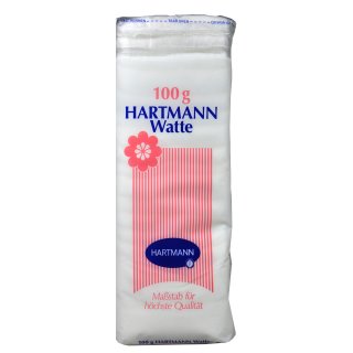 Verbandwatte Hartmann (100g Packung)
