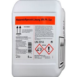 Wasserstoffperoxid 30 % Ph. Eur. Fischar  5l