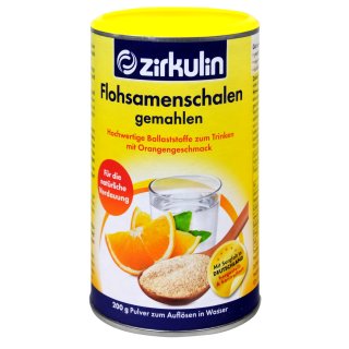 Zirkulin Flohsamen gemahlen Orange (200g Dose)