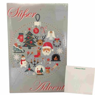Adventskalender XXL Süßer Advent exxxxtra groß (1St) + usy Block