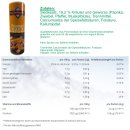 Bad Reichenhaller Pommes Salz Gastro Streuer 3er Pack (3x300g XXL Streuer) plus usy Block Genussmensch