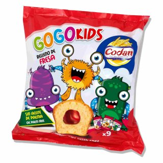 Codan GOGOKIDS Mini-Kuchen mit Erdbeerfüllung (225g Beutel, 9 St)