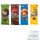 m&ms Schokoladentafel Testpaket mit 1x Chocolate, 1x Hazelnut, 1x Crispy & 1x Peanut (2x165g, 2x150g Tafel) + usy Block