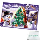 Milka Adventskalender Motiv: Tannenbaum (200g Packung) +...