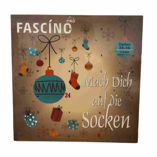dm Fascino Adventskalender "Mach dich auf die Socken" Damen Größe 35-38 (1 St)