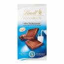 Lindt Vollmilchschokolade ohne Zuckerzusatz glutenfrei...