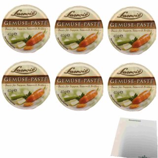 Lacroix Gemüse-Paste 6er Pack (6x40g Becher) + usy Block