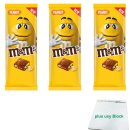 m&ms Peanut Tafel, 165g 3er Pack (3x Milchschokolade...