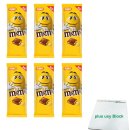 m&ms Peanut Tafel, 165g 6er Pack (6x Milchschokolade...
