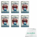 PaperMints Cool Mint Strips Fresh Breath Sugarfree 6er Pack (6x24St Minzblättchen) + usy Block