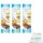 Lindt Schokolade Banana Split Sorte des Jahres 2021 3er Pack (3x100g Tafel) + usy Block