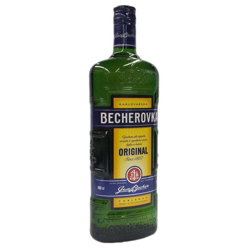 38% Flasche) Becherovka Kräuterlikör vol.(1X1,0l