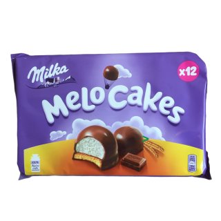 Milka Melo-Cakes (200g Packung, Schaumzucker & Keks)