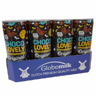 Globemilk Choco Lovely Chocolatemilk Original 12 x 0,25l Dose