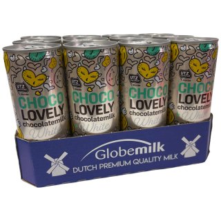 Globemilk Choco Lovely Chocolatemilk White 12 x 0,25l Dose