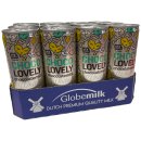 Globemilk Choco Lovely Chocolatemilk White 3er Pack (3x 12 x 0,25l Dose) + usy Block