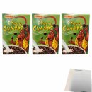 Hahne Choco Champs Cornflakes 3er Pack (3x375g Packung) + usy Block