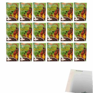 Hahne Choco Champs Cornflakes 18er Pack (18x375g Packung) + usy Block