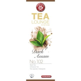 Teekanne Tealounge Kapseln Dark Assam No.102 K-Fee (8 Kapseln)