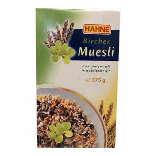 Hahne Bircher Müsli (375g Packung)