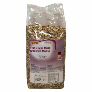 Hahne Frühstücks Müsli (1kg Beutel)