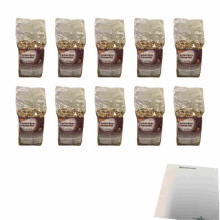 Hahne Trauben-Nuss Müsli 10er Pack (10x1kg Beutel) + usy Block