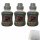 SodaStream Sirup Rote Beeren ohne Zucker 3er Pack (3x375ml Flasche) + usy Block