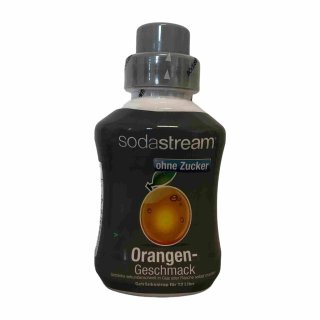 SodaStream Sirup Orange ohne Zucker (500ml Flasche)