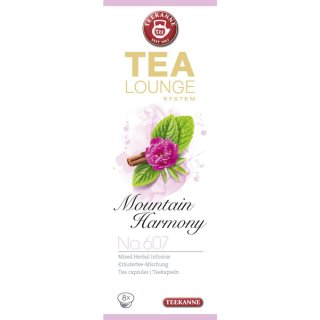 Teekanne Tealounge Kapseln Mountain Harmony No. 607 K-Fee (8 Kapseln)
