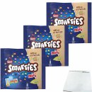 Smarties Minis 3er Pack (3x187g Papier Beutel) + usy Block