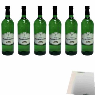 Culinaria Reines Traubenkernöl 6er Pack (6x1l Flasche) + usy Block