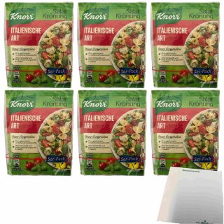 Knorr Salatkrönung Italienische Art 5x8g Beutel 6er Pack (6x40g Packung) + usy Block