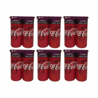 Coca Cola Zero Cherry  (24x0,25l Dose Kirsch Coke Zero)