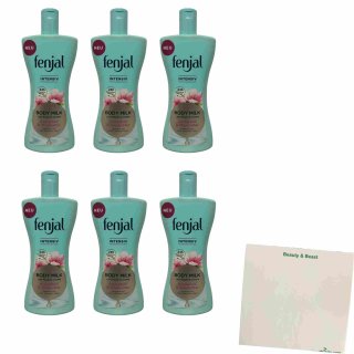 Fenjal Body Milk Intensiv 6er Pack (6x400ml Flasche) + usy Block
