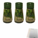 Goutess Bio Basilikum gefriergetrocknet 3er Pack (3x4g Streuer) + usy Block